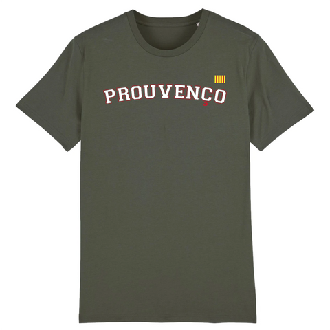 Prouvenço - Provence - T-shirt Coton Bio - Imprimé dans le Midi - Ici & Là - T-shirts & Souvenirs de chez toi