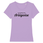 Je m'en fous je suis Ariégeoise - T-shirt femme 100 % coton bio - imprimé fr - Ici & Là - T-shirts & Souvenirs de chez toi