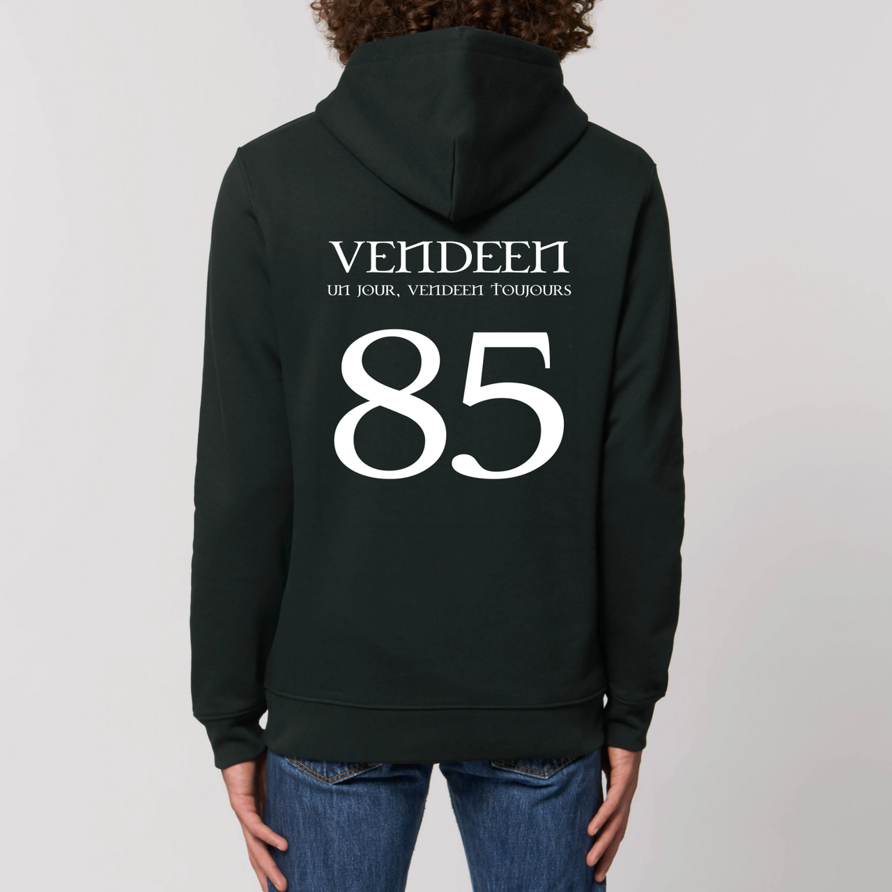 Vendéen un jour, vendéen toujours 85 - sweat à capuche coton bio - imprimé en France - Ici & Là - T-shirts & Souvenirs de chez toi