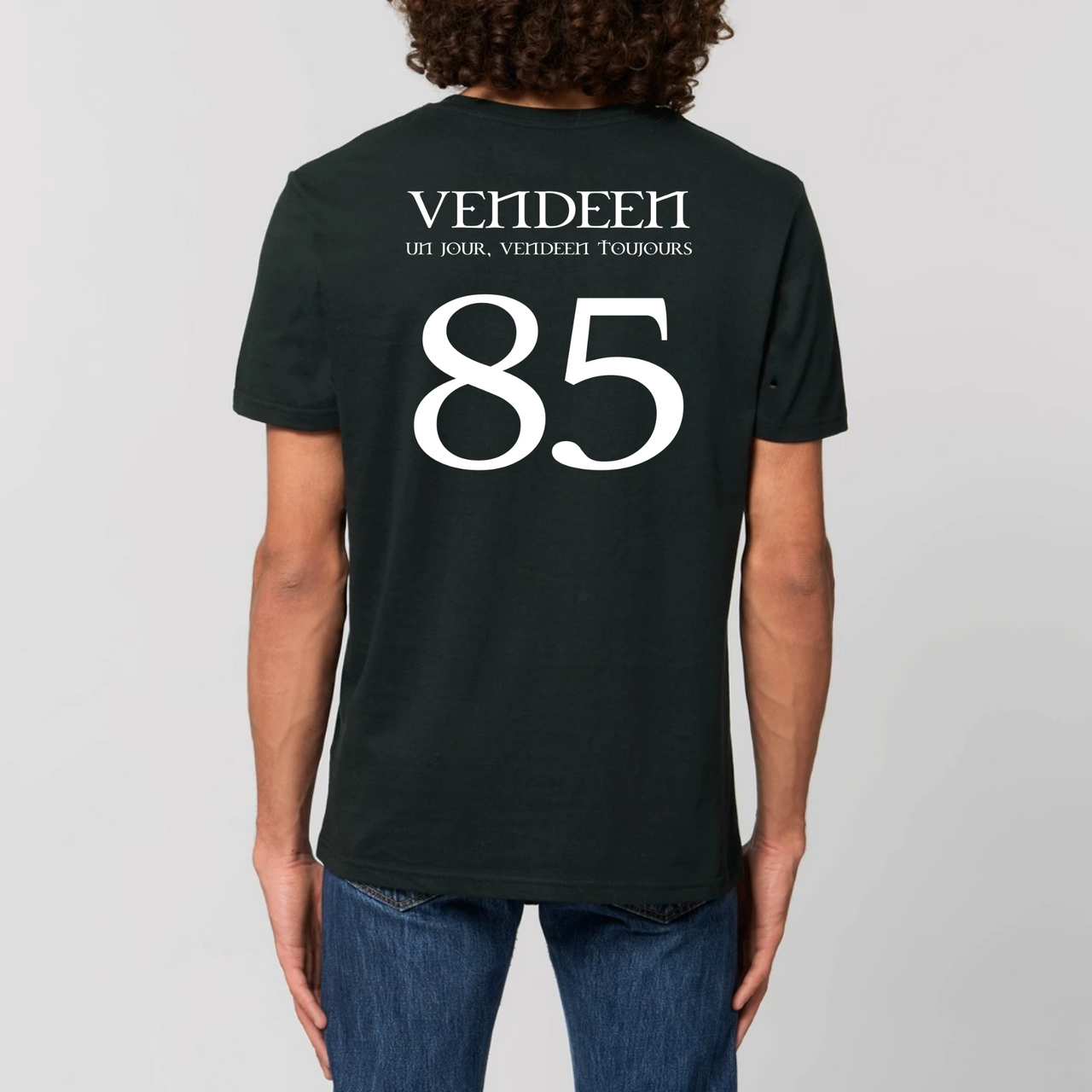 Vendéen un jour, vendéen toujours 85 - T-shirt en coton bio unisexe - imprimé en France - Ici & Là - T-shirts & Souvenirs de chez toi