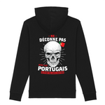 Ne déconne pas avec les Portugais - Sweat à capuche Bio Premium - imprimé en fr - Ici & Là - T-shirts & Souvenirs de chez toi