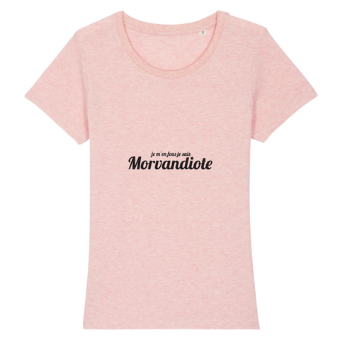 Je m'en fous je suis Movandiote - Bourgogne - T-shirt femme 100 % coton bio - imprimé fr - Ici & Là - T-shirts & Souvenirs de chez toi