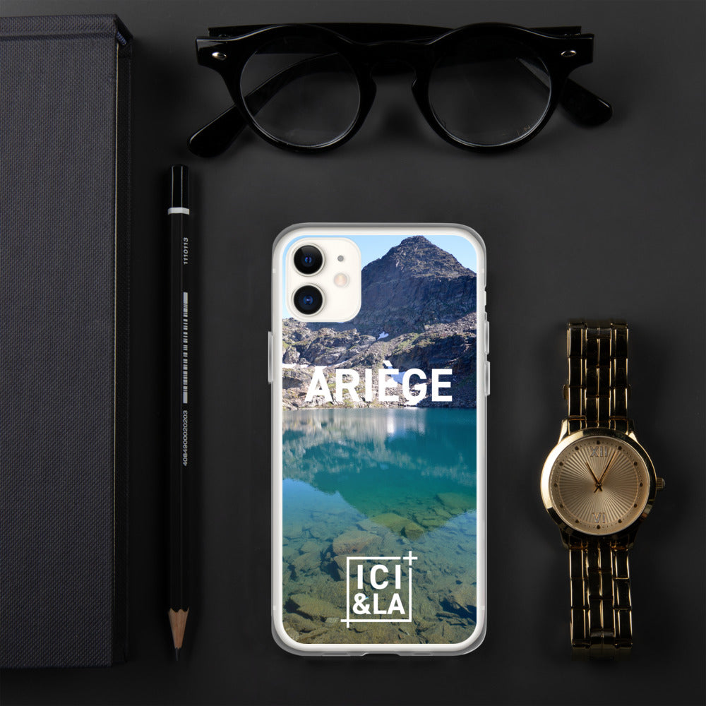 Coque iPhone - Ici & Là - Ariège - Étangs de la Gardelle - Ici & Là - T-shirts & Souvenirs de chez toi