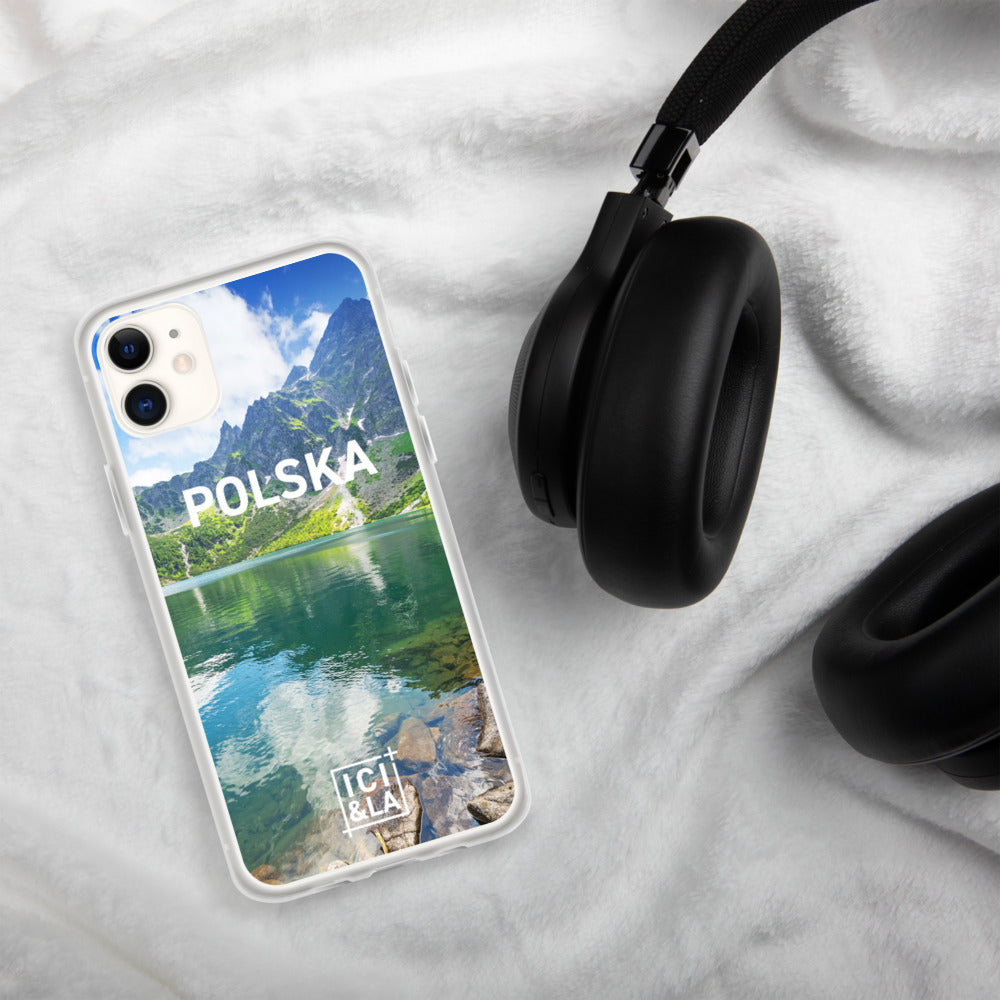 Coque iPhone Pologne - Ici & Là - Rysy, sommet de la chaîne des Hautes Tatras - Ici & Là - T-shirts & Souvenirs de chez toi