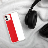Coque iPhone Drapeau Alsacien Rot un Wiss (Rouge et blanc) - Ici & Là - T-shirts & Souvenirs de chez toi