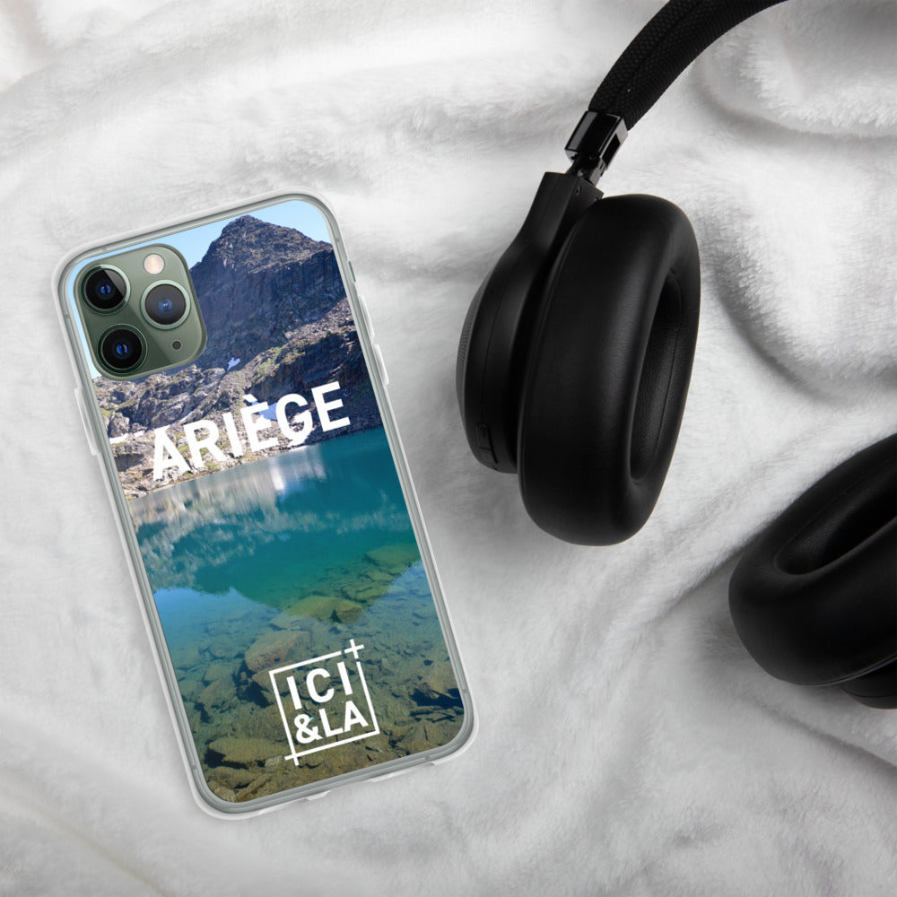 Coque iPhone - Ici & Là - Ariège - Étangs de la Gardelle - Ici & Là - T-shirts & Souvenirs de chez toi