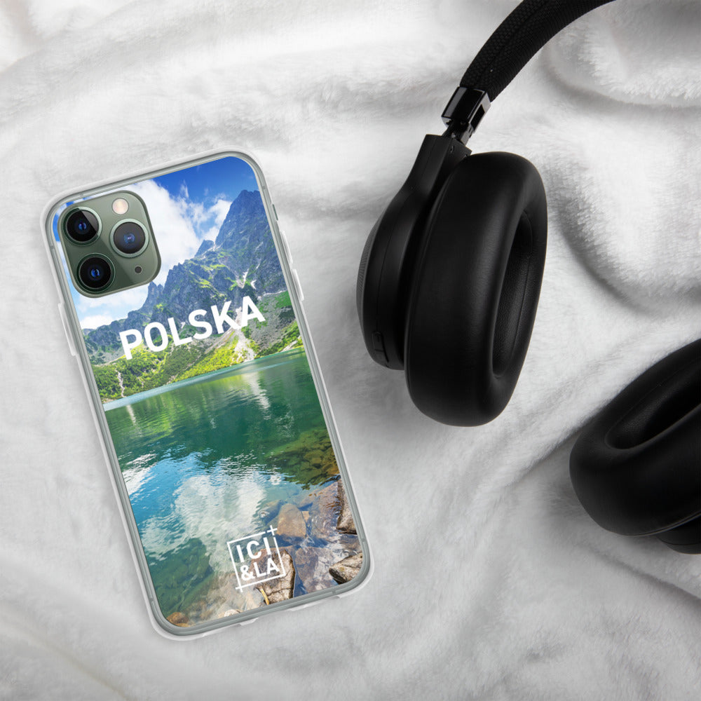 Coque iPhone Pologne - Ici & Là - Rysy, sommet de la chaîne des Hautes Tatras - Ici & Là - T-shirts & Souvenirs de chez toi