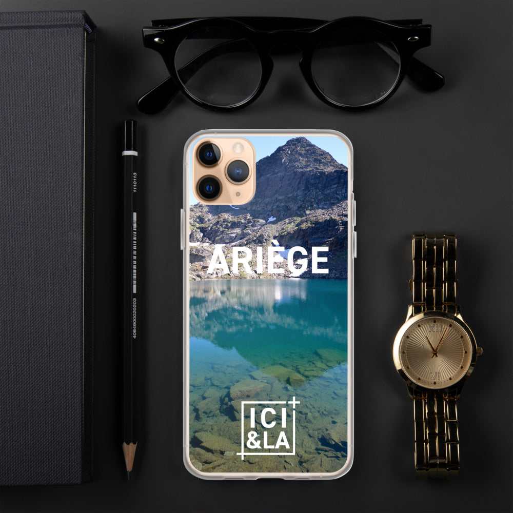 Coque iPhone - Ici & Là - Ariège - Étangs de la Gardelle - Ici & Là - T-shirts & Souvenirs de chez toi