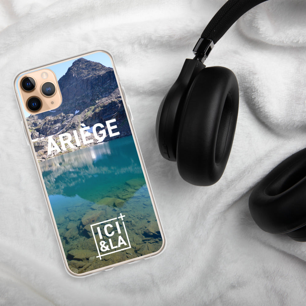 Coque iPhone - Ici & Là - Ariège - Étangs de la Gardelle - Ici & Là - T-shirts & Souvenirs de chez toi