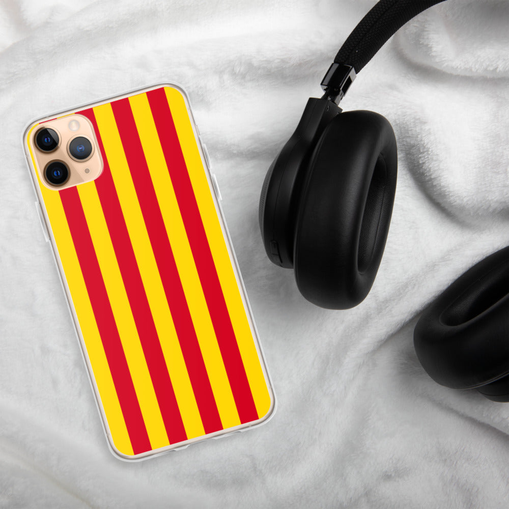 Coque iPhone Drapeau Catalan Sang et or - sans mention - Ici & Là - T-shirts & Souvenirs de chez toi