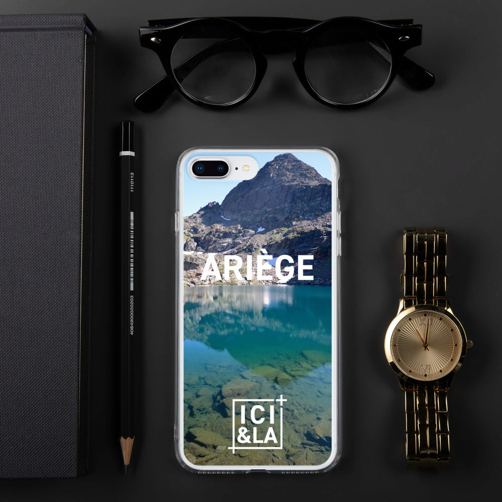 Coque iPhone - Ici & Là - Ariège - Étangs de la Gardelle - Ici & Là - T-shirts & Souvenirs de chez toi