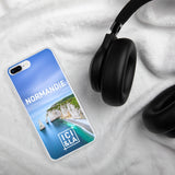 Coque iPhone Normandie - Ici & Là - Normandie Porte d'Aval et Aiguille de Belval, Falaises d'Etretat - Ici & Là - T-shirts & Souvenirs de chez toi