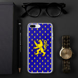 Coque iPhone Drapeau Franc-Comtois - Lion de Franche Comté - version pure - Ici & Là - T-shirts & Souvenirs de chez toi