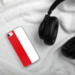 Coque iPhone Drapeau Alsacien Rot un Wiss (Rouge et blanc) - Ici & Là - T-shirts & Souvenirs de chez toi