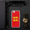 Coque iPhone Normandie - Drapeau aux deux Léopards