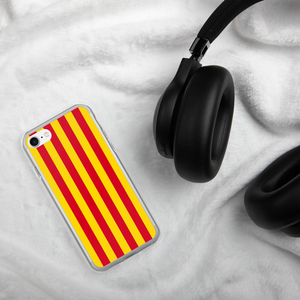 Coque iPhone Drapeau Catalan Sang et or - sans mention - Ici & Là - T-shirts & Souvenirs de chez toi