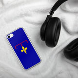 Coque iPhone Drapeau Provençal dit "moderne" fleur de lys- sans mention - Ici & Là - T-shirts & Souvenirs de chez toi