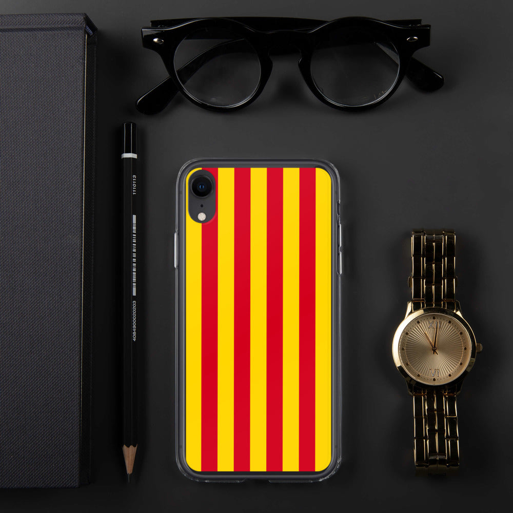 Coque iPhone Drapeau Catalan Sang et or - sans mention - Ici & Là - T-shirts & Souvenirs de chez toi