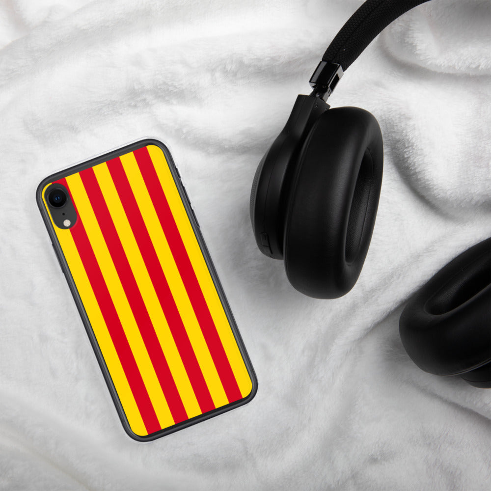 Coque iPhone Drapeau Catalan Sang et or - sans mention - Ici & Là - T-shirts & Souvenirs de chez toi