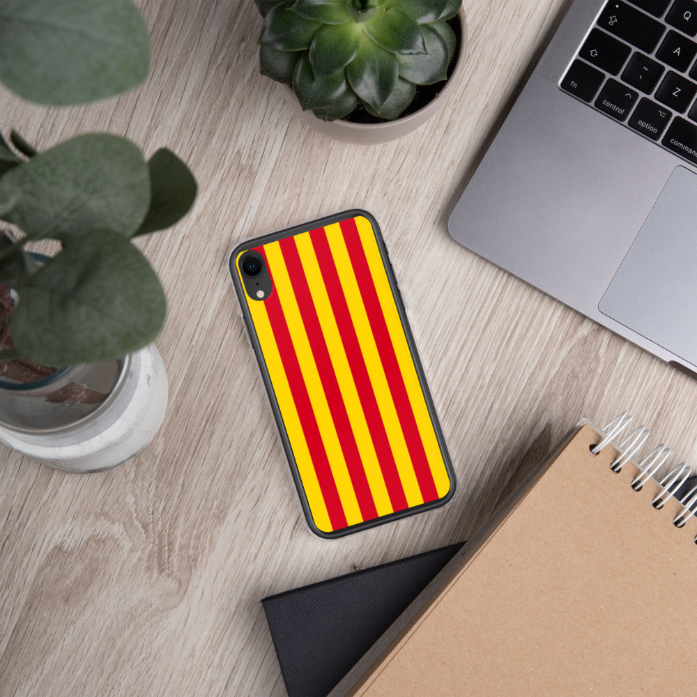 Coque iPhone Drapeau Catalan Sang et or - sans mention - Ici & Là - T-shirts & Souvenirs de chez toi