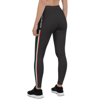 Thumbnail for Leggings Italie noir dos - Italienne pour toujours