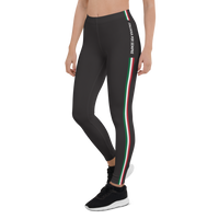 Thumbnail for Leggings Italie noir dos - Italienne pour toujours