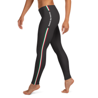 Thumbnail for Leggings Italie noir dos - Italienne pour toujours