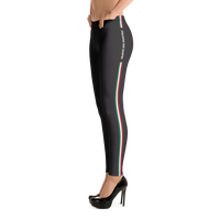 Thumbnail for Leggings Italie noir - Italienne pour toujours