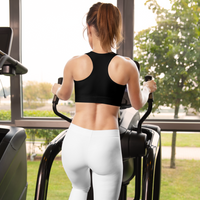 Thumbnail for Soutien-gorge de sport Italie noir - Confort et style sportif