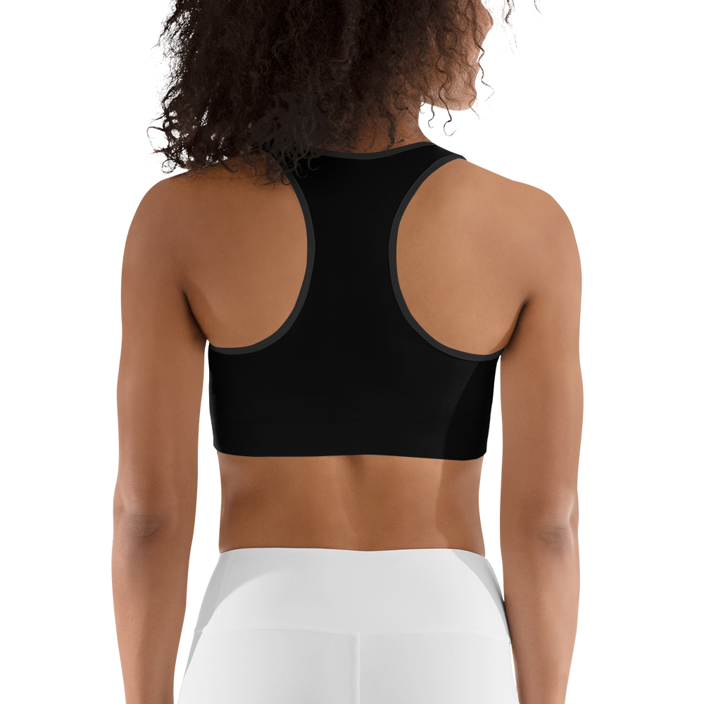 Soutien-gorge de sport Italie noir - Design élégant et sportif