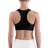 Thumbnail for Soutien-gorge de sport Italie noir dos - Confort et style sportif