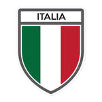 Italia - Italie - Auto-collant - Sticker