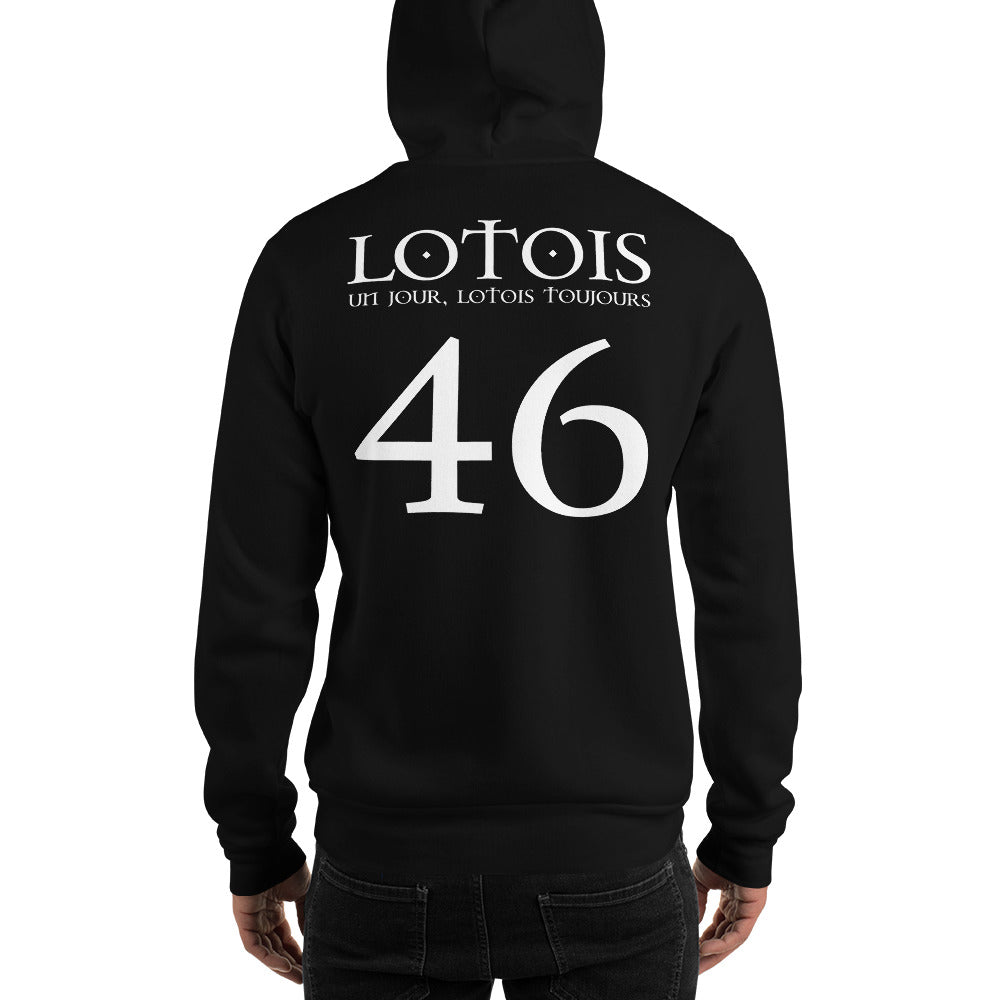 Lotois un jour, Lotois toujours 46 - Sweatshirt à capuche - Ici & Là - T-shirts & Souvenirs de chez toi