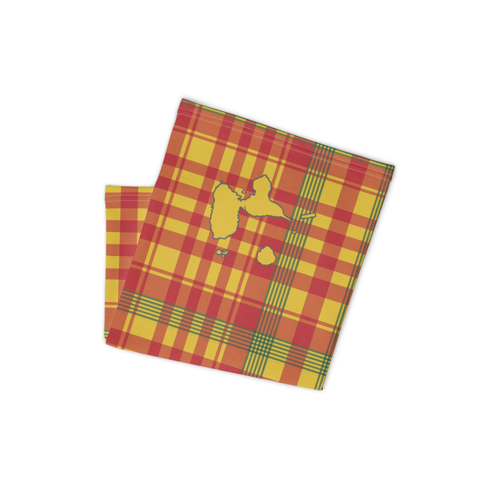 Guadeloupe Madras - Cache-cou - Bandeau - Ici & Là - T-shirts & Souvenirs de chez toi