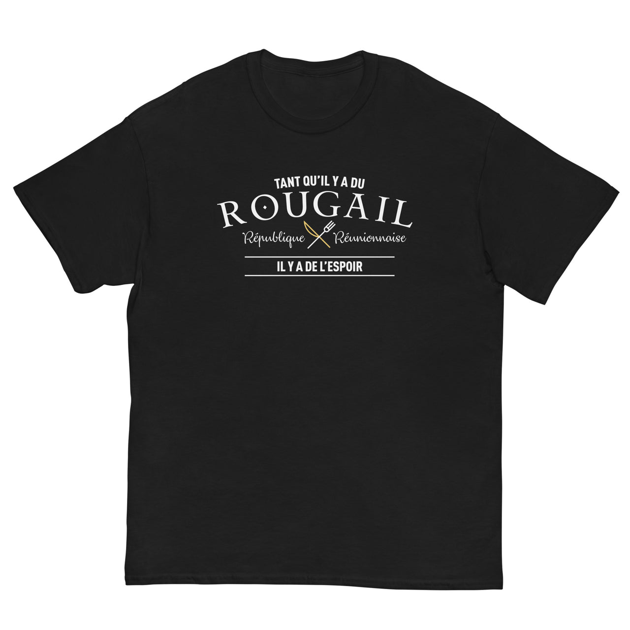 T-shirt Réunion gris sport - Tant qu'il y a du Rougail