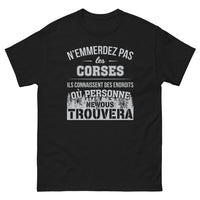 Thumbnail for T-shirt Corse bleu marine - N'emmerdez pas les Corses face