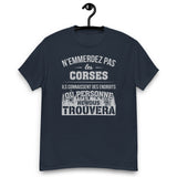 N'emmerdez pas les Corses - T-shirt épais homme grande Taille -