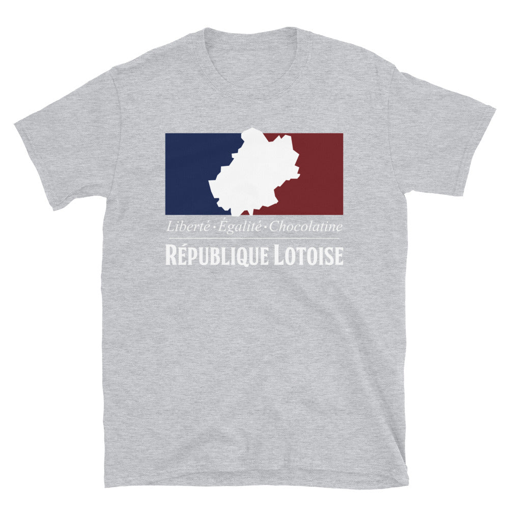 République Lotoise - T-shirts Unisexe Standard - Ici & Là - T-shirts & Souvenirs de chez toi