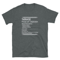 Thumbnail for T-shirt Tarnaise noir - texte humoristique sur la posologie