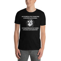 Thumbnail for T-shirt Suisse noir dos - 10 heures sans marcher