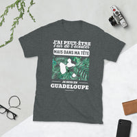 Thumbnail for J'ai peut-être l'air de t'écouter mais dans ma tête je suis en Guadeloupe - T-shirt Standard - Ici & Là - T-shirts & Souvenirs de chez toi