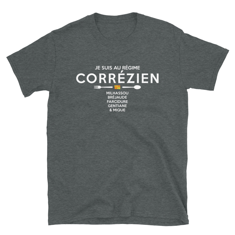 Régime Corrézien - T-shirts Unisexe Standard - Ici & Là - T-shirts & Souvenirs de chez toi