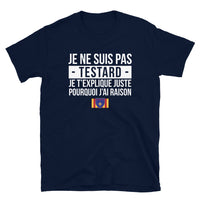 Thumbnail for T-shirt Provence noir dos - Je ne suis pas Testard