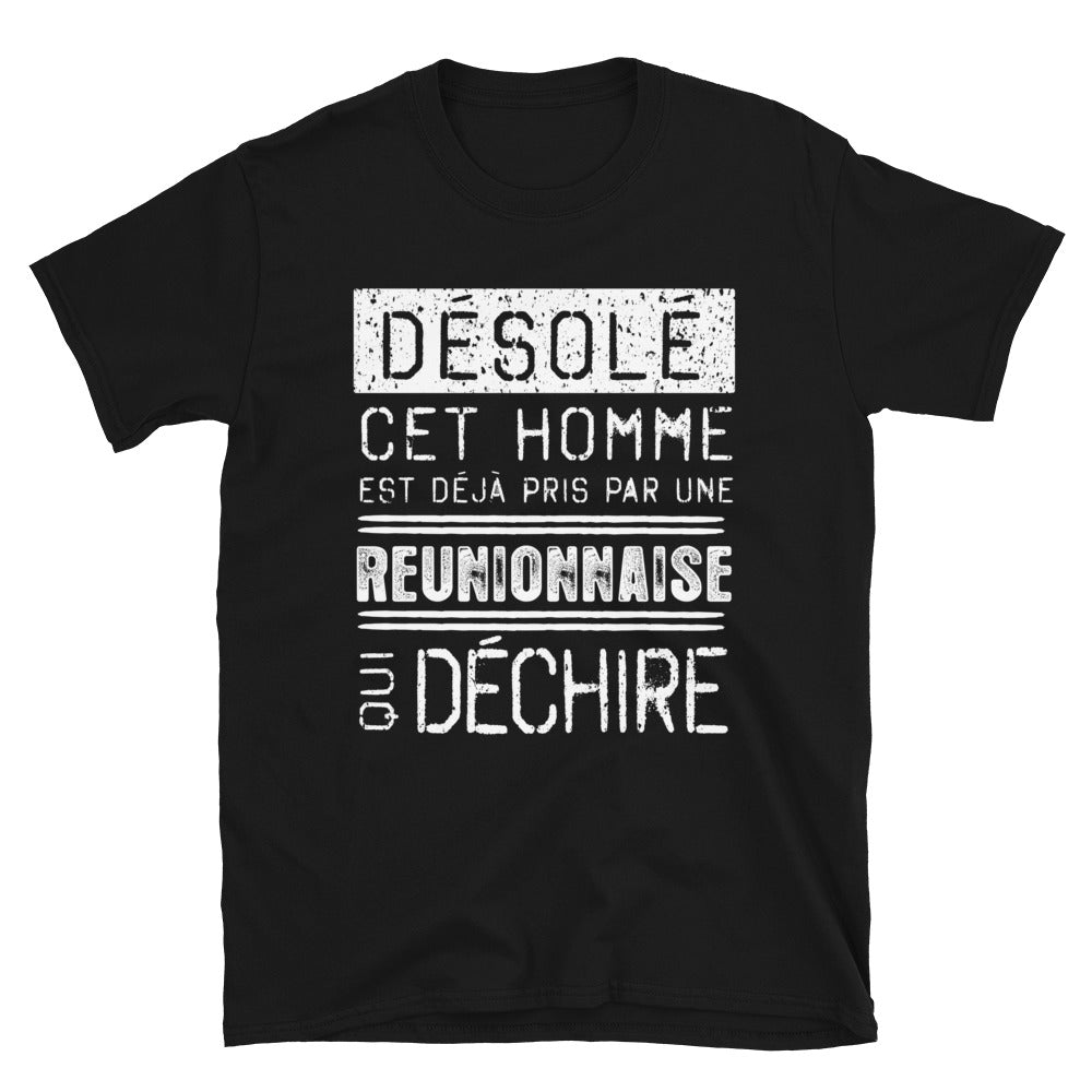 Désolé pris par un Réunionnaise -  T-Shirt standard - Ici & Là - T-shirts & Souvenirs de chez toi