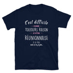 Avoir Raison Réunionnaise - T-shirt Boy friend Cut - Standard - Ici & Là - T-shirts & Souvenirs de chez toi