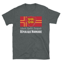 Thumbnail for T-shirt Normandie noir - Liberté, égalité, teurgoule