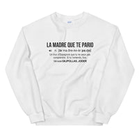 Thumbnail for Definition La madre que te pario - Espagne - Sweatshirt - Ici & Là - T-shirts & Souvenirs de chez toi