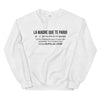 Sweatshirt Espagne blanc - La madre que te pario en humour
