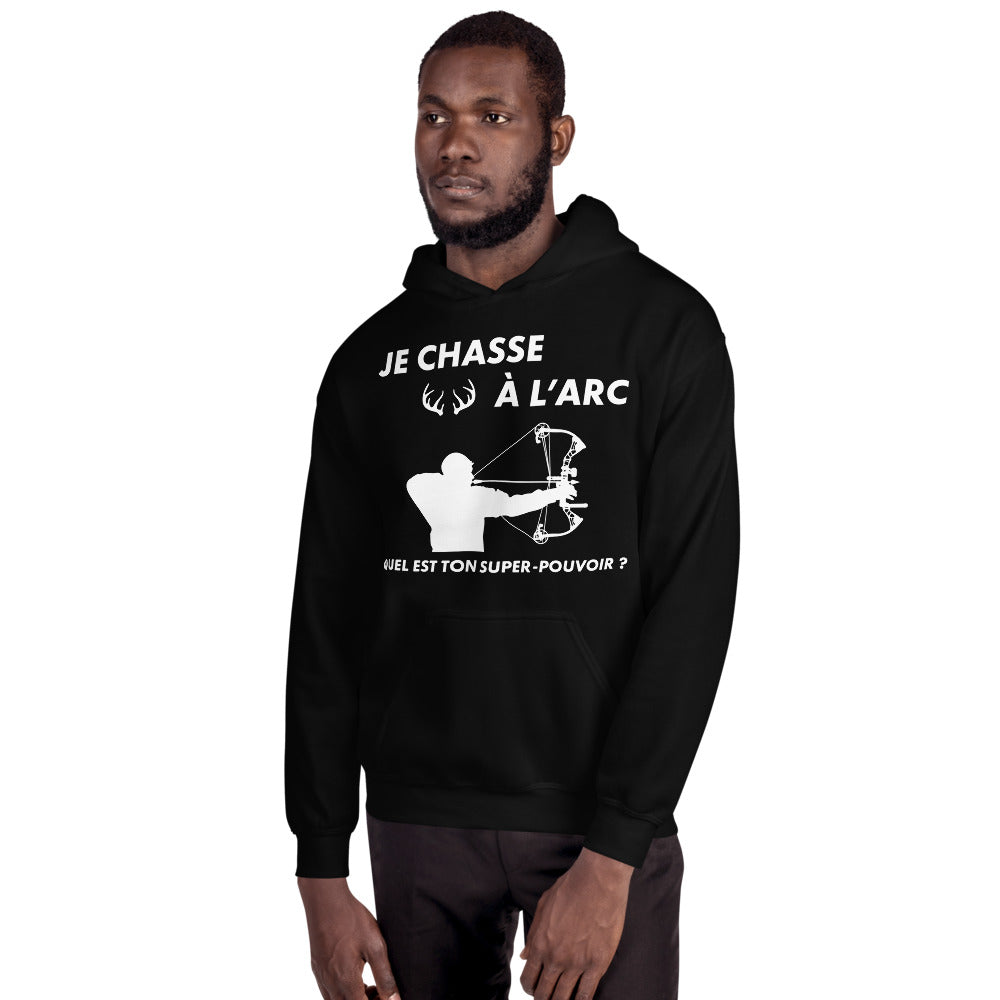 Chasseur à l'Arc superpouvoir - Sweatshirth à capuche - Ici & Là - T-shirts & Souvenirs de chez toi