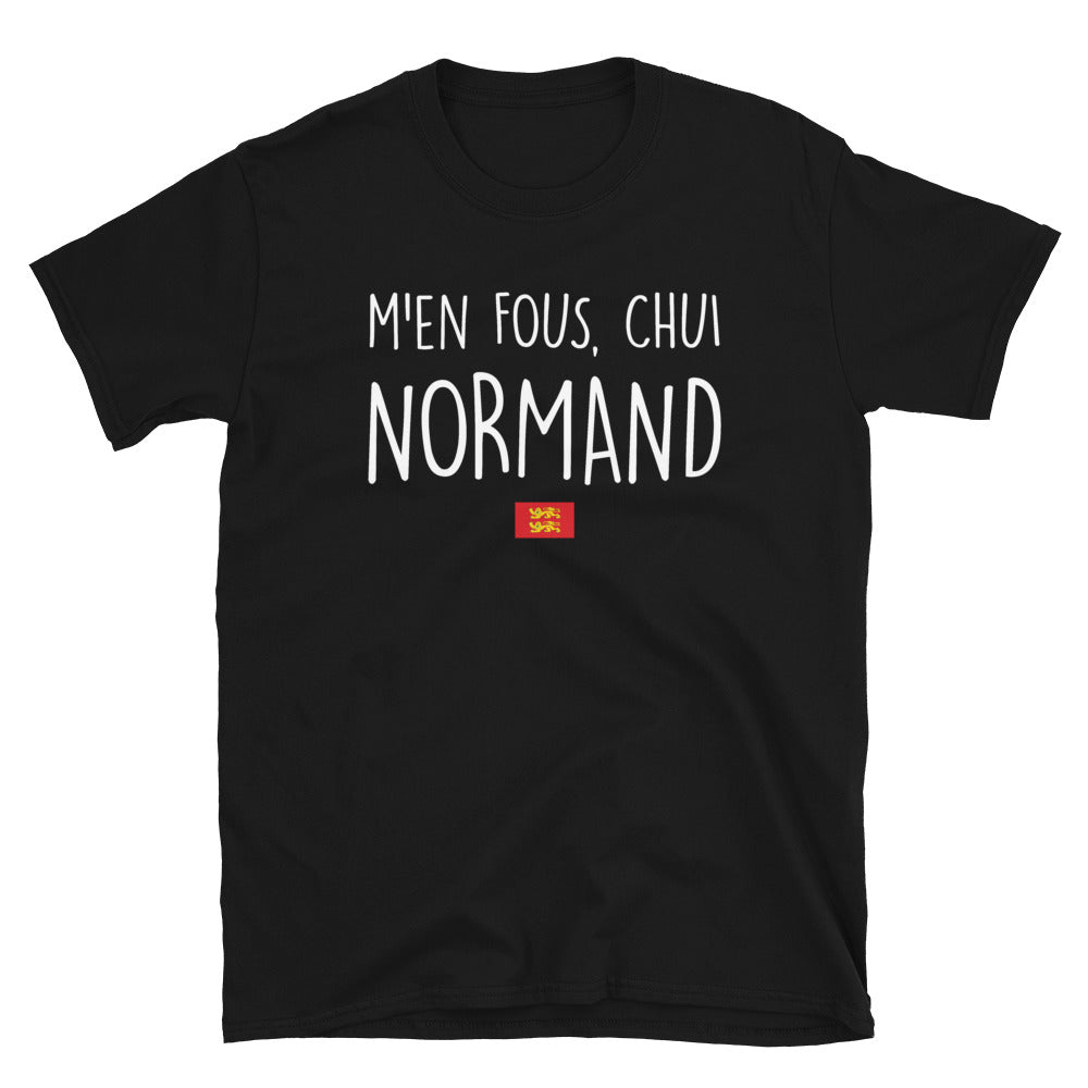 T-shirt Normand noir - Normand, m'en fous